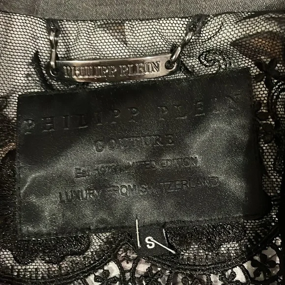 Philipp Plein Designer Skull Stud Blazer - Picture 9 of 11